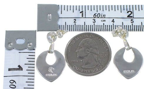 Southwestern Turquoise And Opal Inlay Earrings CX45055